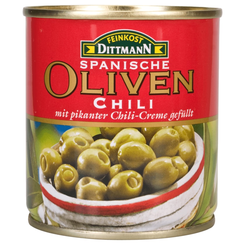 Feinkost Dittmann Oliven mit Chilicreme 85g